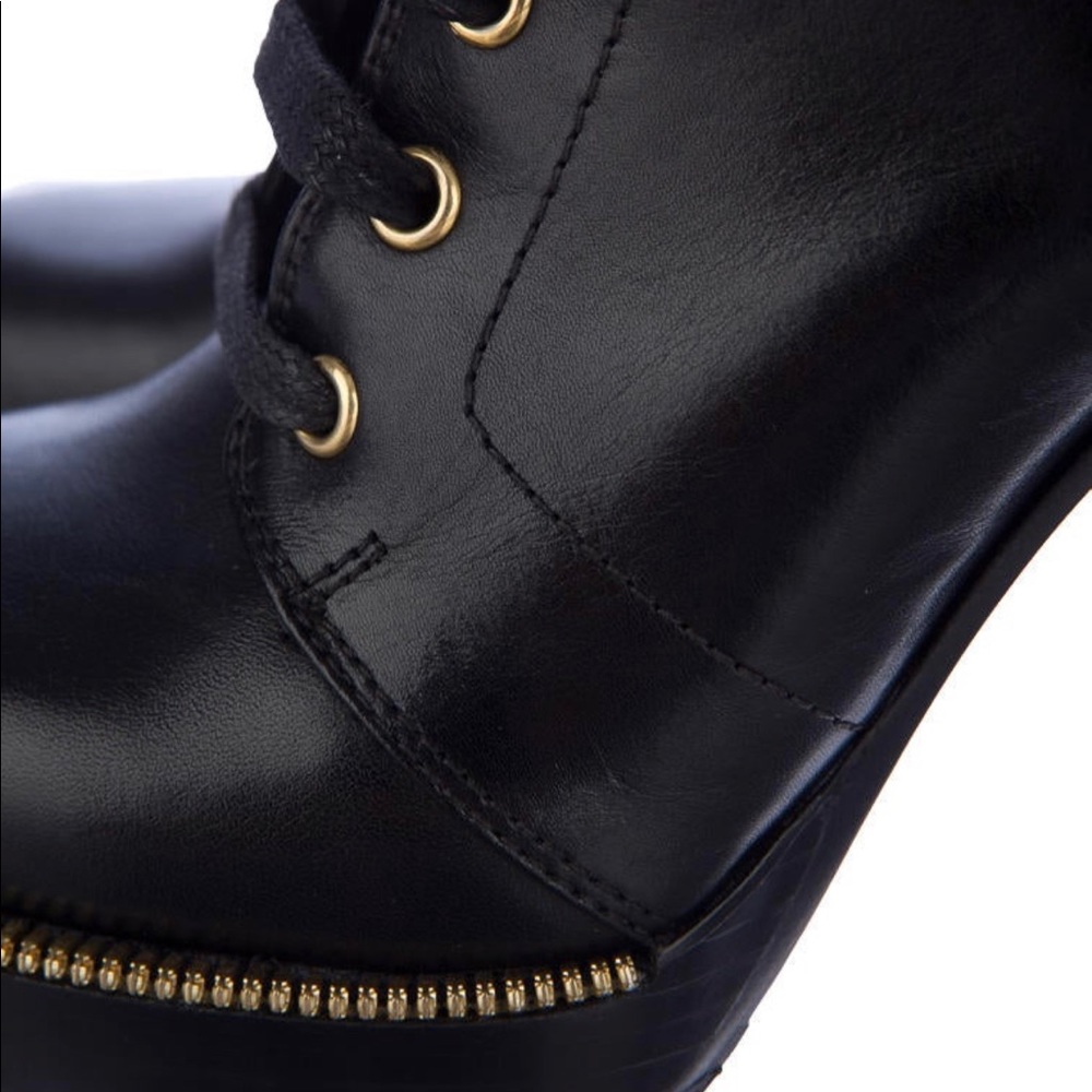 Sergio Rossi Black Ankle Boots Size 6 I IT 36 - Picture 4 of 9